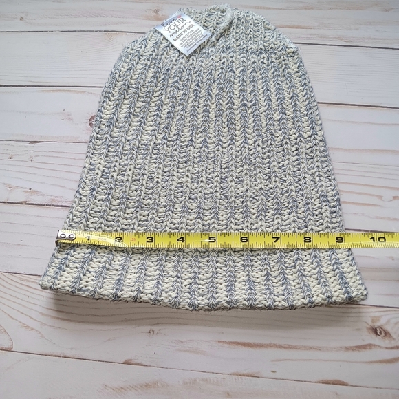 Love Your Melon Beanie 100% Cotton Speckled Gray/White - Picture 3 of 6